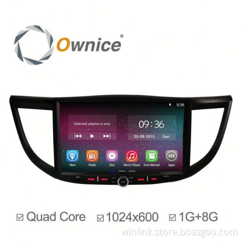 Wholesale ownice quad core android 4.4 & android 5.a car DVD player for CRV 2012 support rear camera